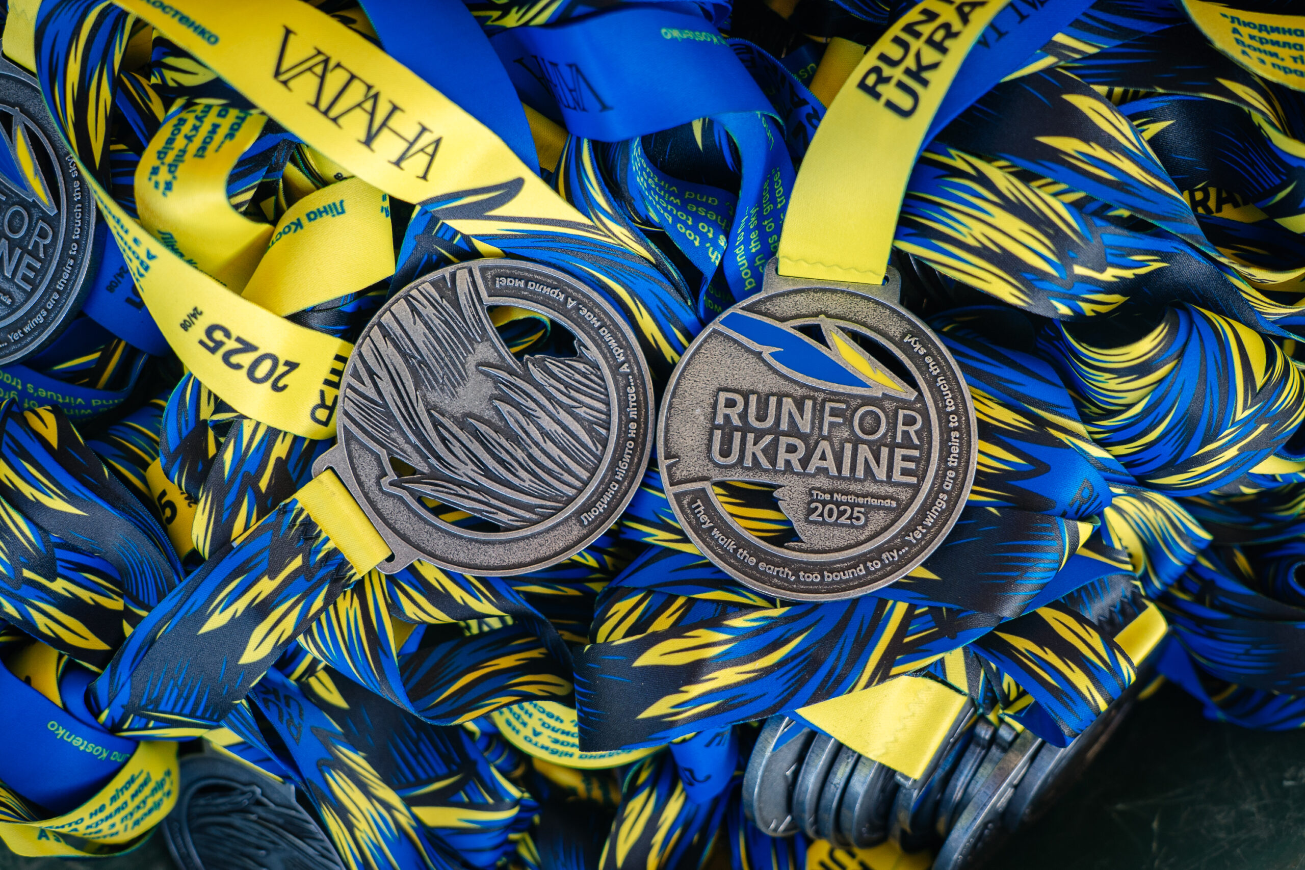 The Medal Design of Run For Ukraine 2025