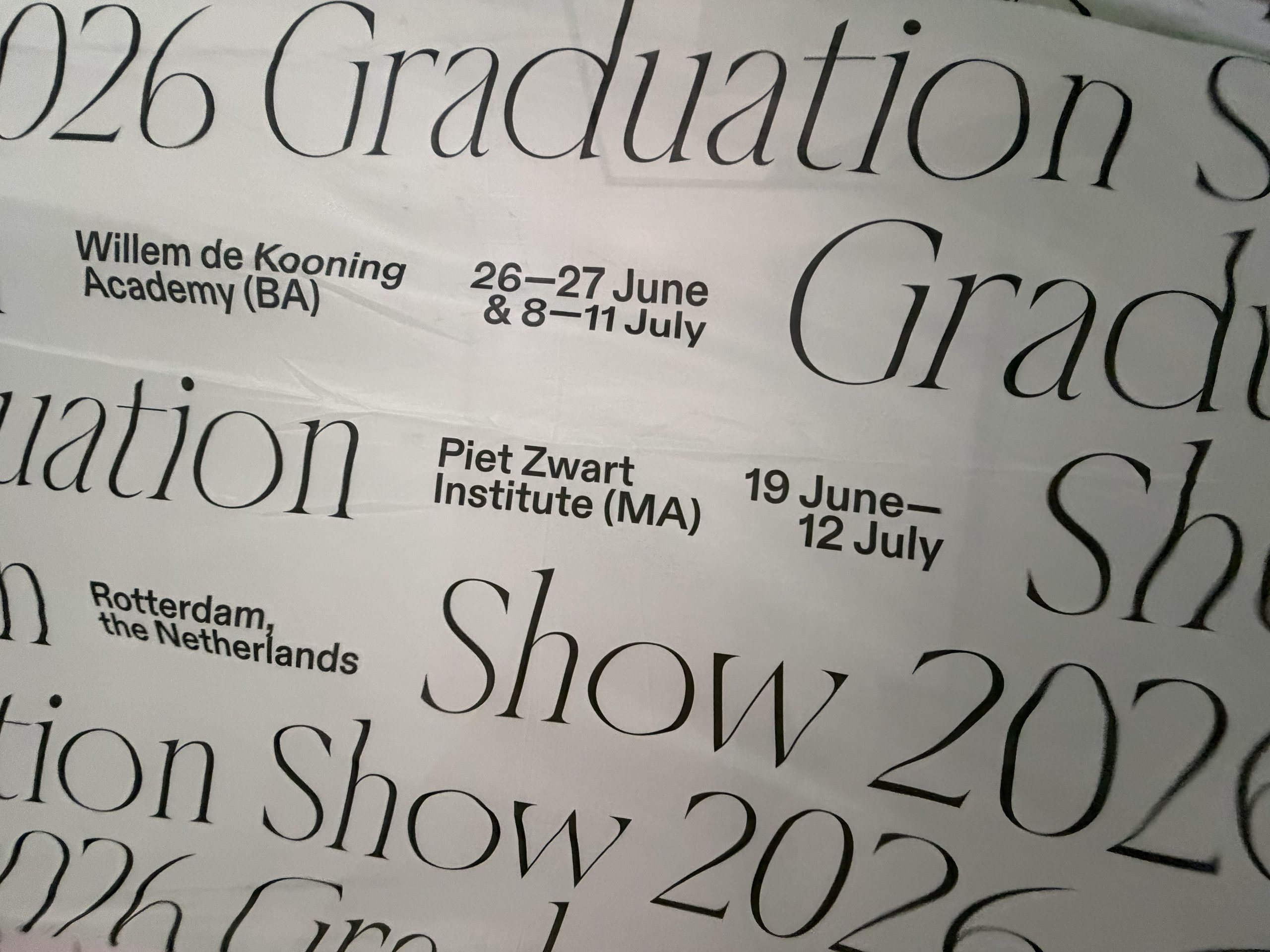 Graduation Show 2026: WdKA in Rotterdam